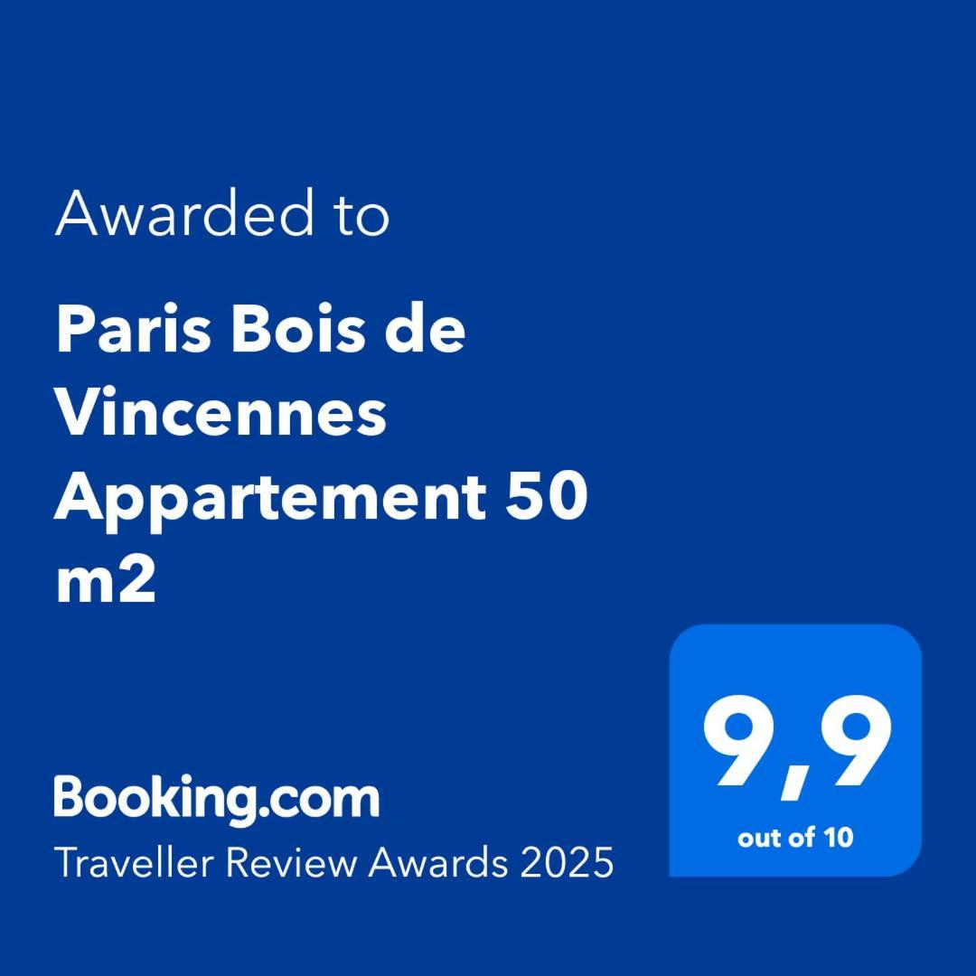 Paris Bois De Vincennes Appartement 50 M2 Dış mekan fotoğraf